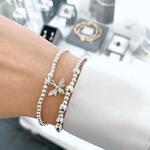 Load image into Gallery viewer, Silver Honey Bee Bracelet
