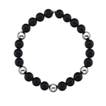 Load image into Gallery viewer, Mens Onyx Bracelet Dollie Jewellery
