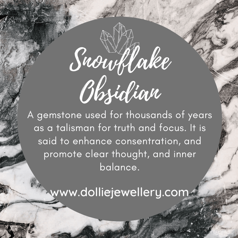 Snowflake 2025 obsidian ring