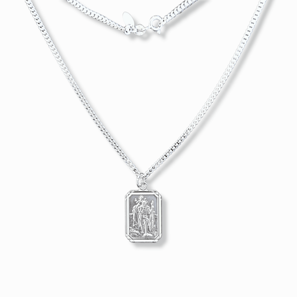 Mens St Christopher Chain Dollie Jewellery