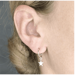 Load image into Gallery viewer, Vega Star Hoop Earrings Dollie Jewellery
