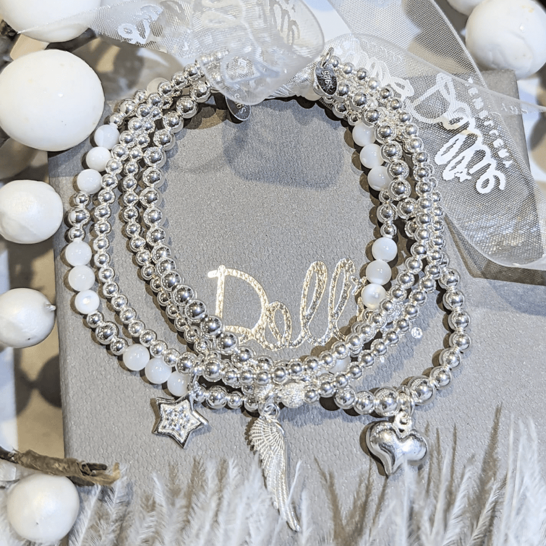 Frosty Pearl Stack Dollie Jewellery