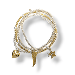 Load image into Gallery viewer, Golden Angel Starlight Stack Dollie Jewellery
