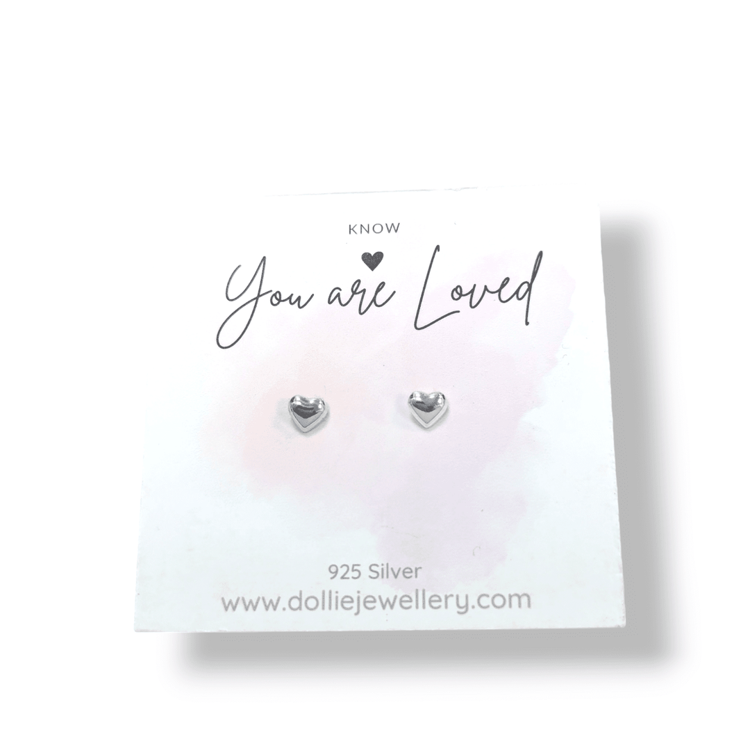 You are loved Stud Earrings Dollie Jewellery