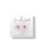 Load image into Gallery viewer, You are loved Stud Earrings Dollie Jewellery