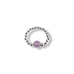 Load image into Gallery viewer, Liliac Candy Pop Ring made from the rare gemstone Super Seven
