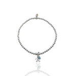 Load image into Gallery viewer, Forget-me-not Flower Bracelet
