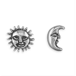 Load image into Gallery viewer, Sun &amp; Moon Studs Dollie Jewellery