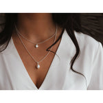 Load image into Gallery viewer, Classic White Pearl Drop Necklace Dollie Jewellery
