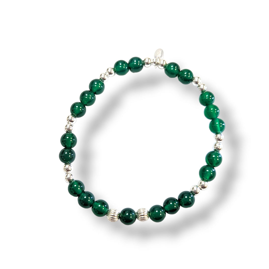 Green Agate Bracelet Dollie Jewellery