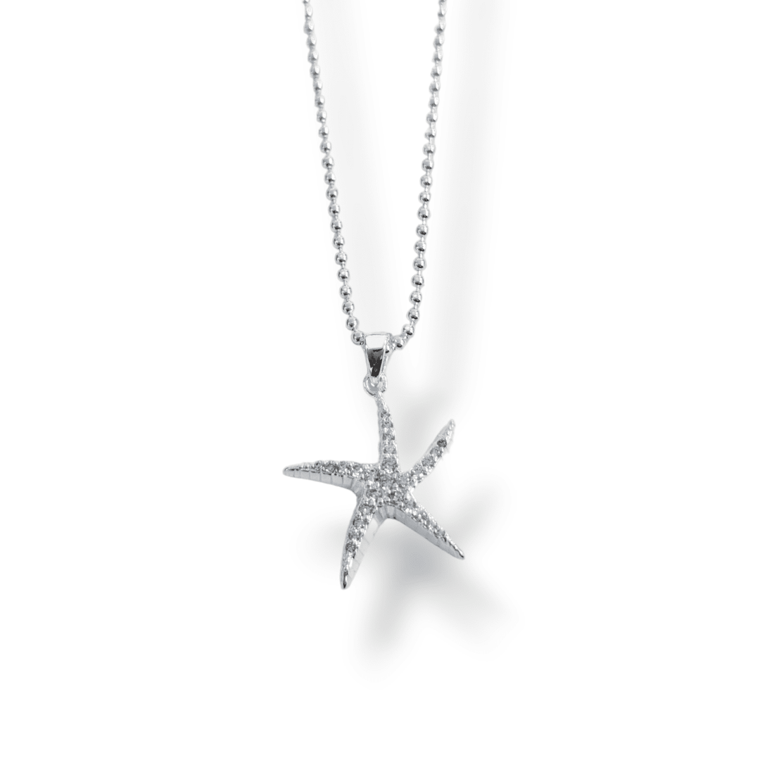 Sparkle Starfish Necklace Dollie Jewellery