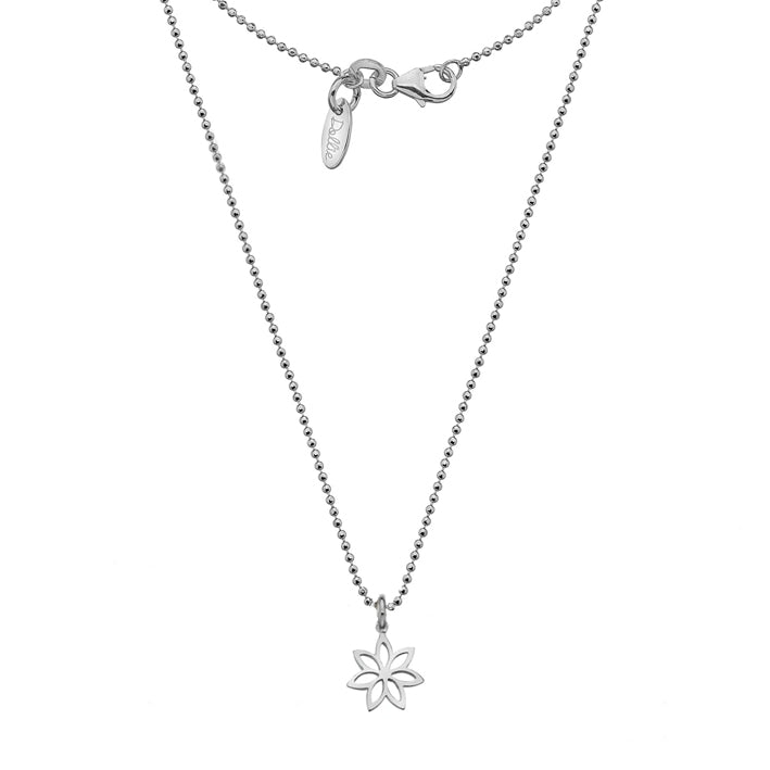 Diamond Cut Flower Necklace Dollie Jewellery