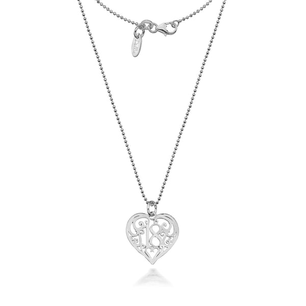Dollie '18' Heart Necklace Dollie Jewellery
