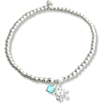 Load image into Gallery viewer, Forget-me-not Flower Bracelet Dollie Jewellery