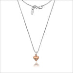 Load image into Gallery viewer, Gigi Rose Gold Heart Necklace Dollie Jewellery
