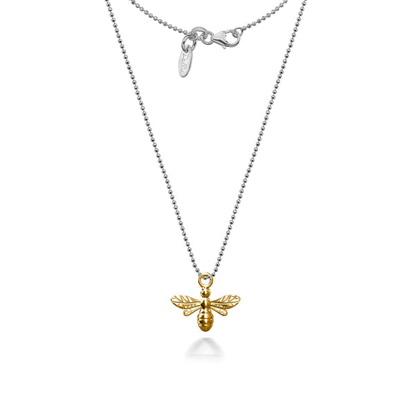 Golden Honey Bee Necklace Dollie Jewellery
