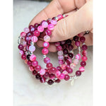 Load image into Gallery viewer, Hot Pink Agate Bracelet Dollie Jewellery
