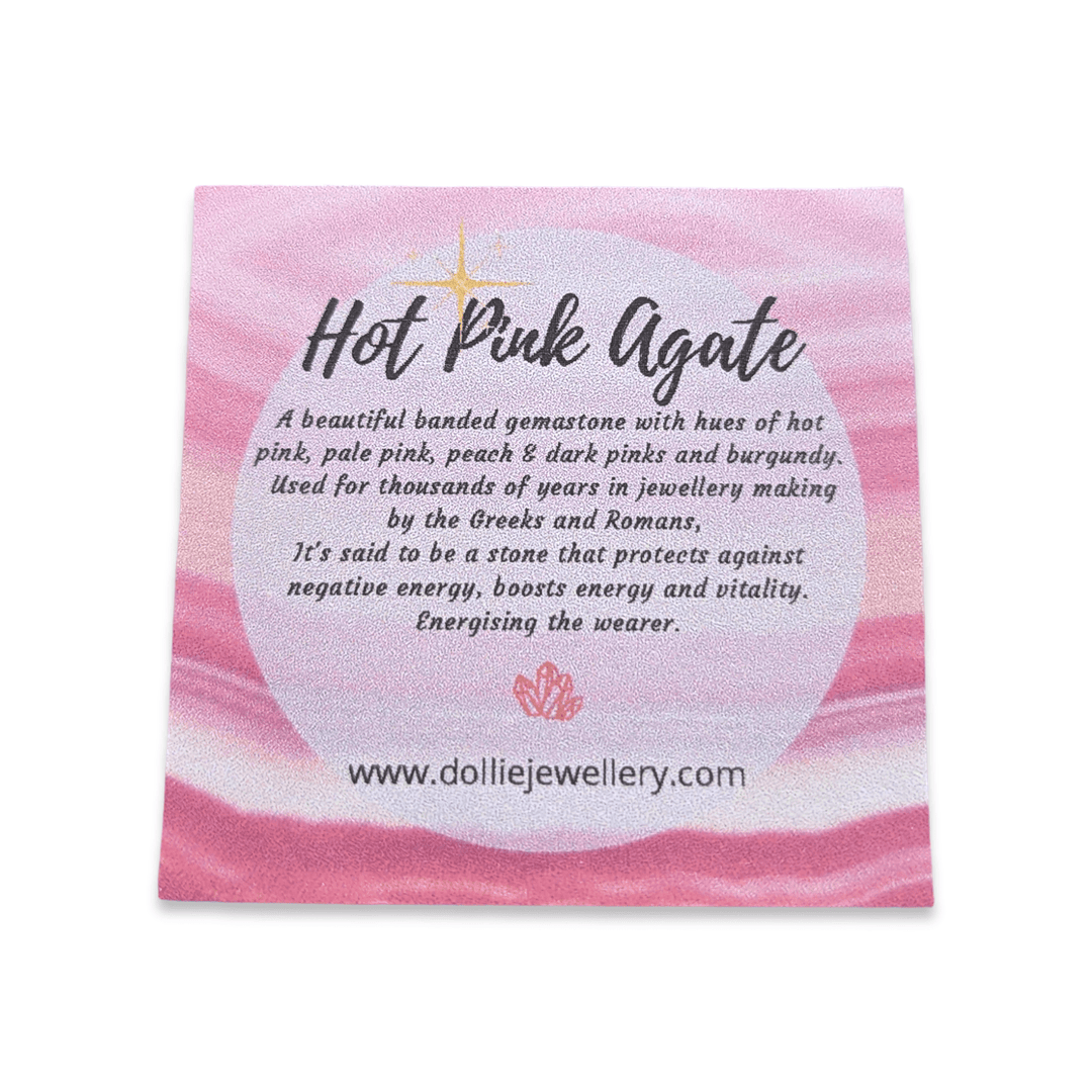 Hot pink agate online meaning