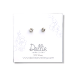 Load image into Gallery viewer, Ice White Crystal Studs Dollie Jewellery