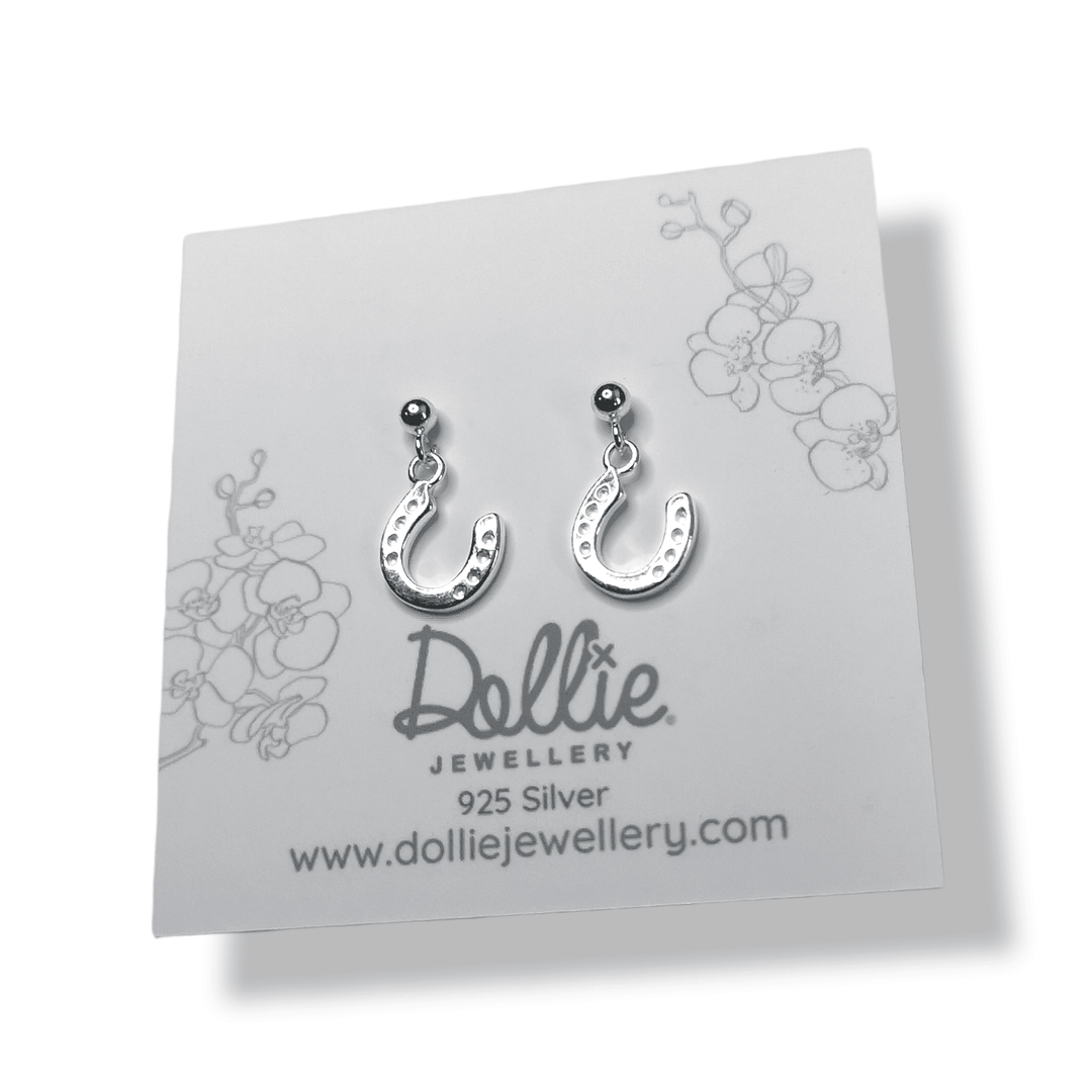 Lucky Horseshoe Earrings Dollie Jewellery