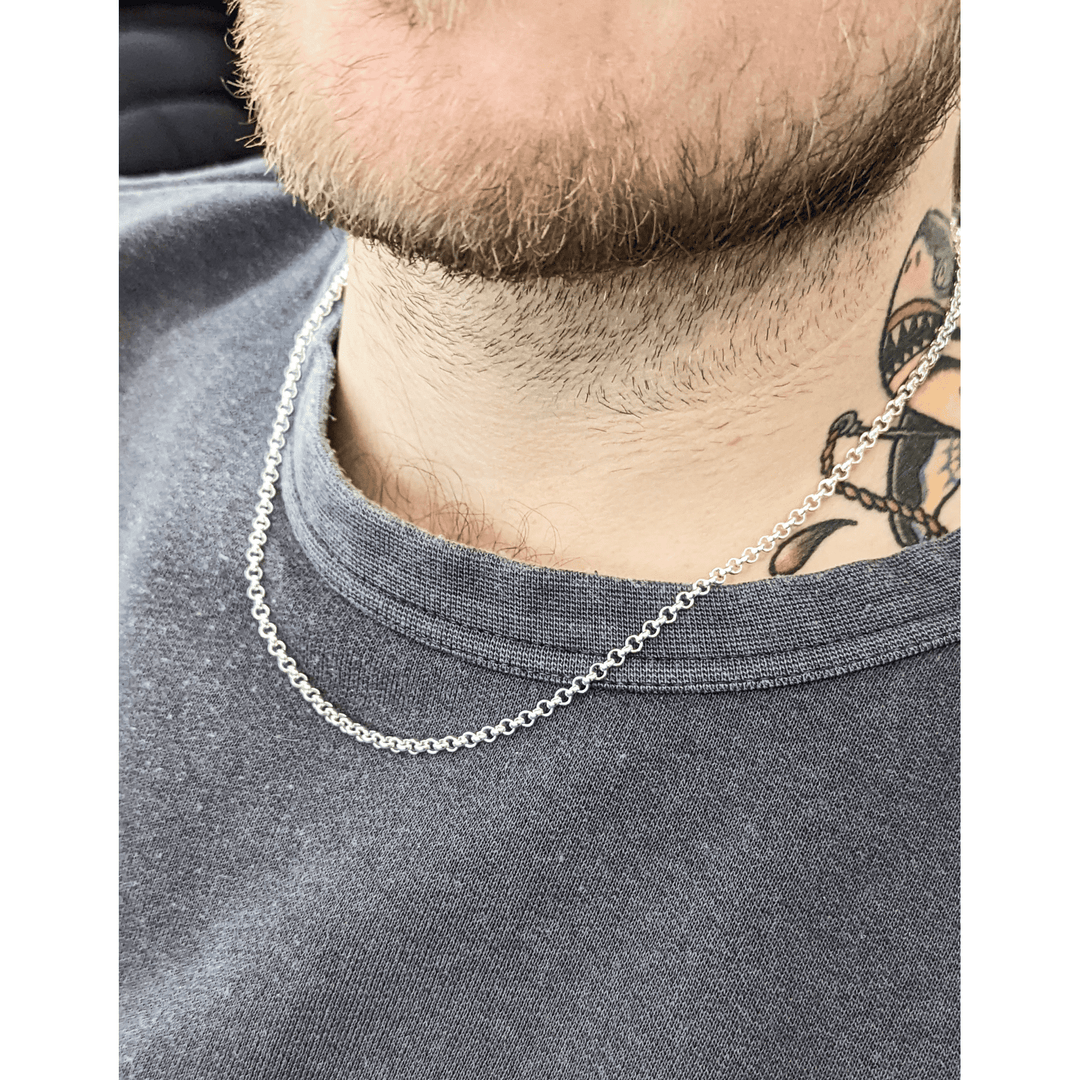 Mens Plain Heavy Belcher Chain Dollie Jewellery