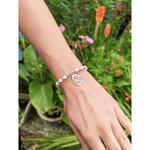 Load image into Gallery viewer, Mother of Pearl Heart of Hearts Bracelet Dollie Jewellery