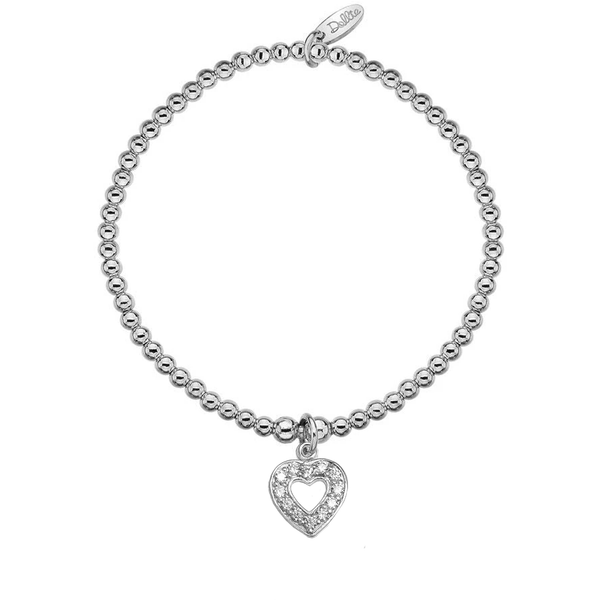 Open Heart Sparkle Bracelet Dollie Jewellery