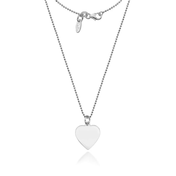 Polished Heart Necklace Dollie Jewellery
