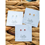 Load image into Gallery viewer, Ruby Sunset Studs Dollie Jewellery