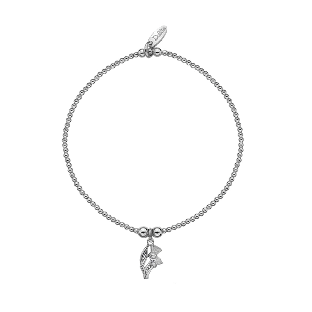 Silver Thistle Bracelet Dollie Jewellery