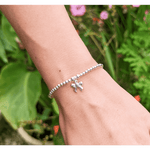 Load image into Gallery viewer, Taylor Silver Bow Bracelet Dollie Jewellery
