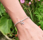 Load image into Gallery viewer, Taylor Silver Bow Bracelet Dollie Jewellery