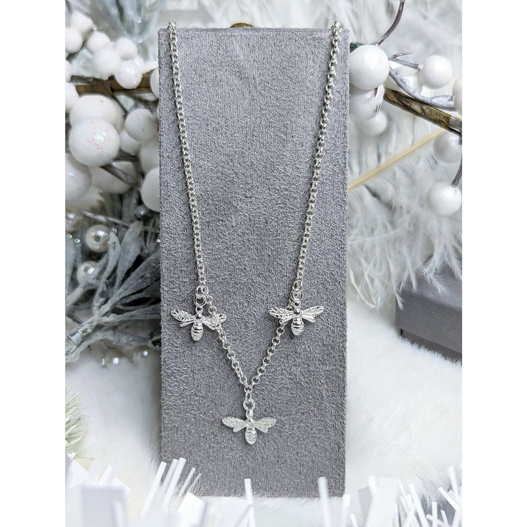 Triple Bee Necklace Dollie Jewellery