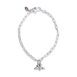 Load image into Gallery viewer, Winged Heart Link Bracelet Dollie Jewellery