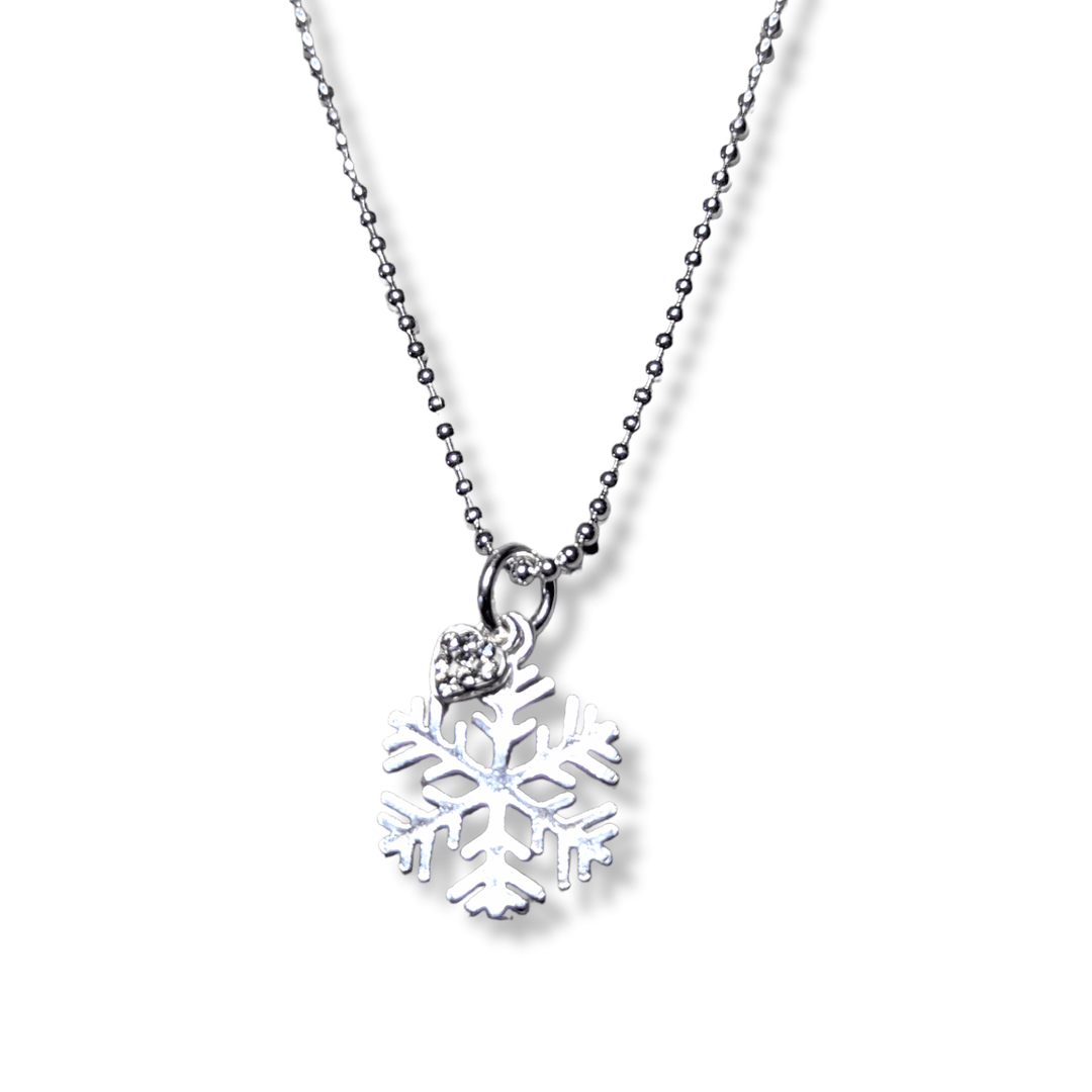 Winter Snowflake Necklace Dollie Jewellery